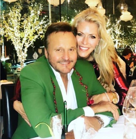 Laura Stroud and Narvel Blackstock during Christmas